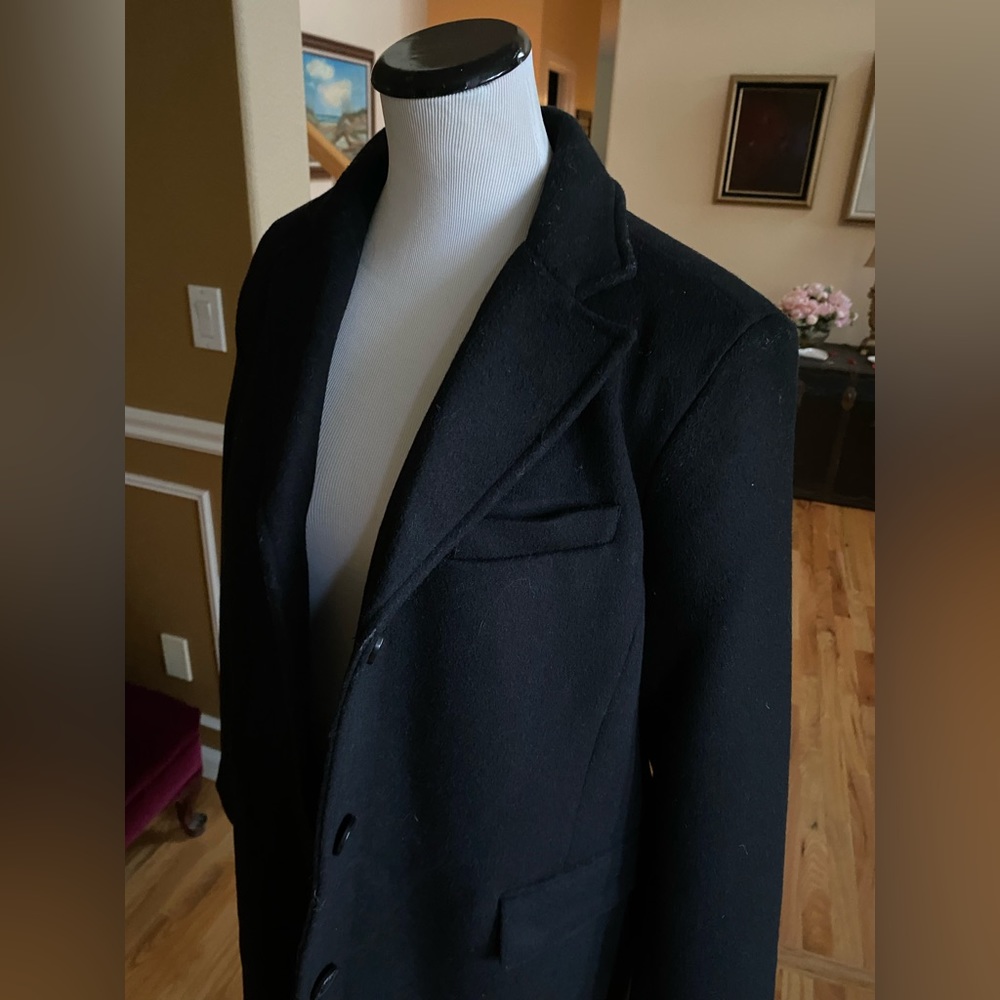 Ralph Lauren Reefer Wool Blend Coat